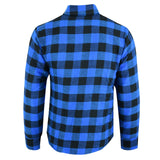 Johnny Reb Men's Waratah Protective Shirt - Blue Plaid Kevlar Lined