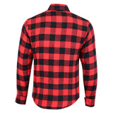 Johnny Reb Men's Waratah Protective Shirt - Red Plaid Kevlar Lined