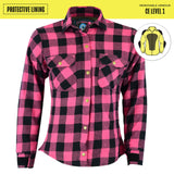 Johnny Reb Women's Waratah Protective Shirt - Pink/Plaid