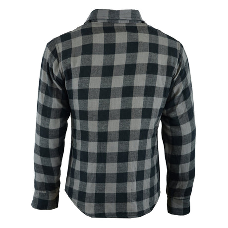 Johnny Reb Men's Waratah Protective Shirt - Black/Charcoal Kevlar Lined