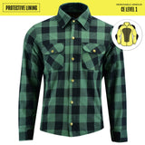 Johnny Reb Men's Waratah Protective Shirt - Forest/Check