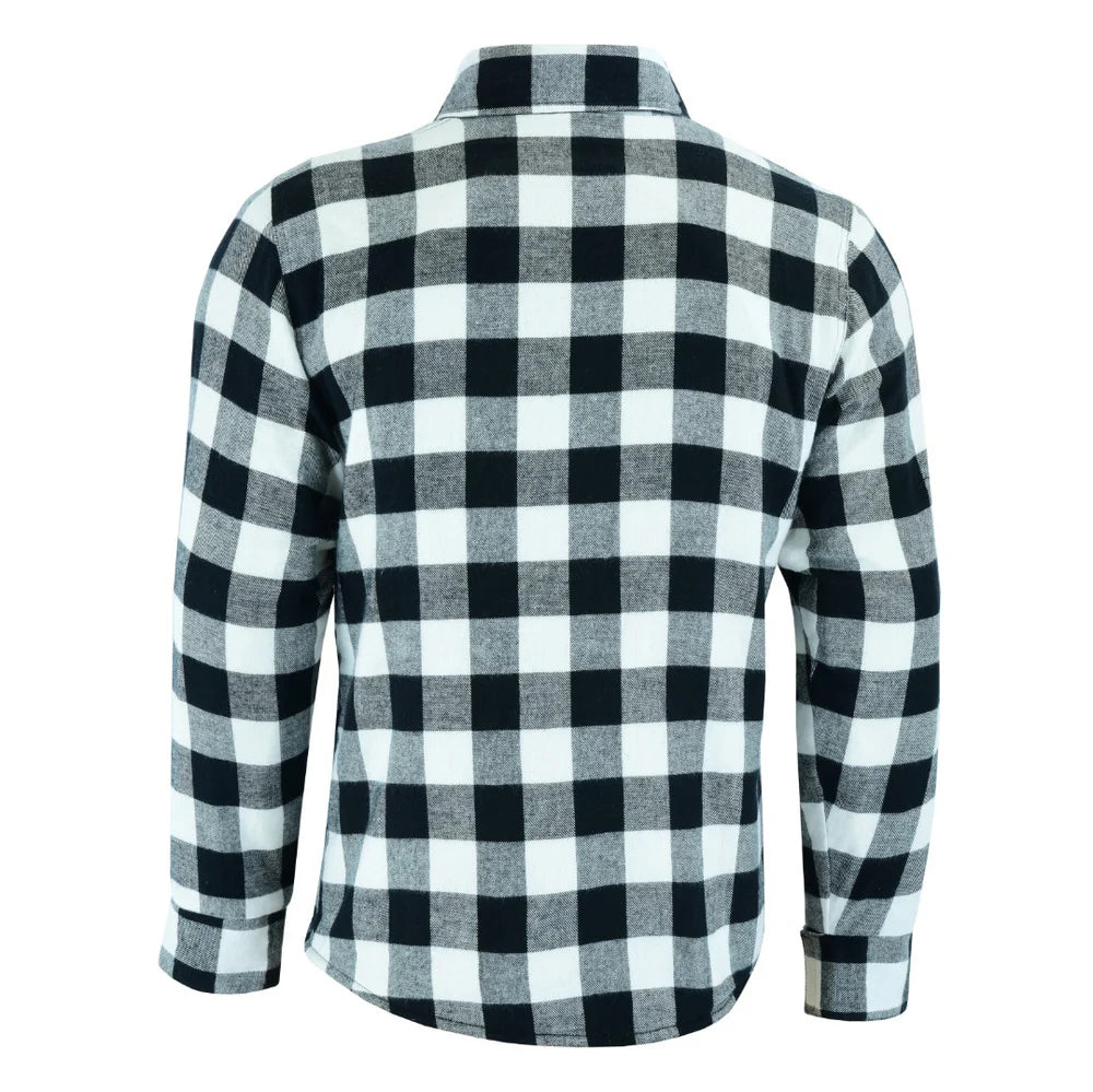 Johnny Reb Men's Waratah Protective Shirt - Black/White Check