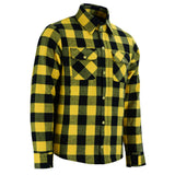 Johnny Reb Men's Waratah Protective Shirt - Black/Yellow Check