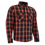 Johnny Reb Men's Nullabor Protective Shirt - Black/Orange Check