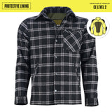 Johnny Reb Men's Bottlebrush Protective Shirt - Black/Charcoal