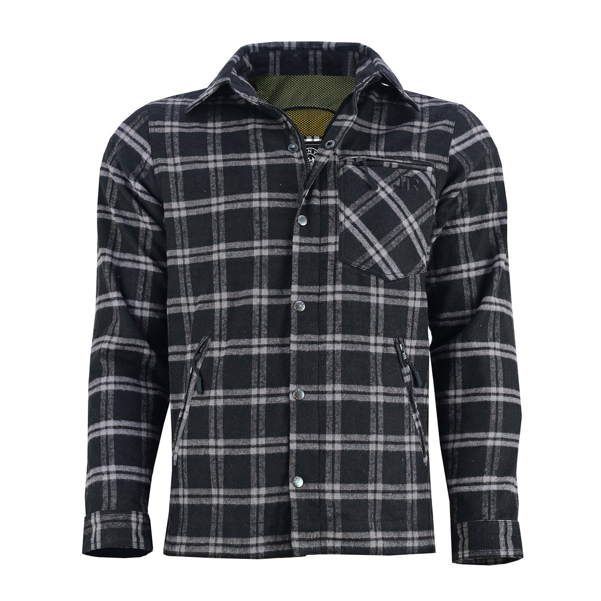 Johnny Reb Men's Bottlebrush Protective Shirt - Black/Charcoal