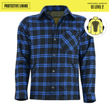 Johnny Reb Men's Bottlebrush Protective Shirt - Black/Blue