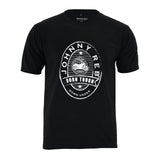 Johnny Reb Men's Distressed Logo T-Shirt - Black