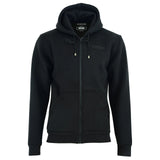 Johnny Reb Men's Distressed Logo Full-Zip Hoodie - Black