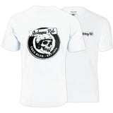 Johnny Reb Men's Skull True Blue T-Shirt - White