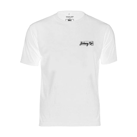 Johnny Reb Men's Skull True Blue T-Shirt - White