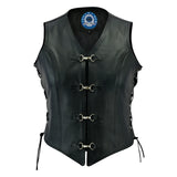 Johnny Reb Women's Sapphire Vest - Black/Silver