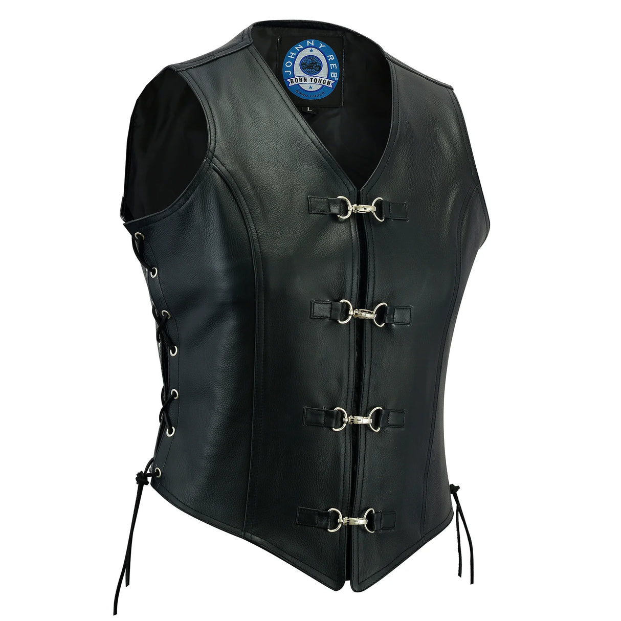 Johnny Reb Women's Sapphire Vest - Black/Silver