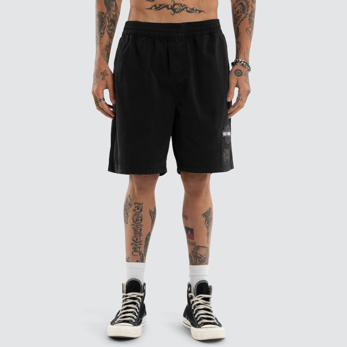 Harley-Davidson x KSCY Liberator Mosh Baggy Shorts