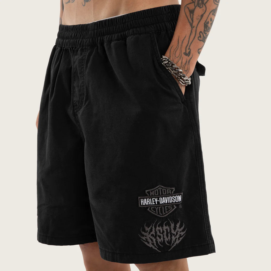 Harley-Davidson x KSCY Liberator Mosh Baggy Shorts