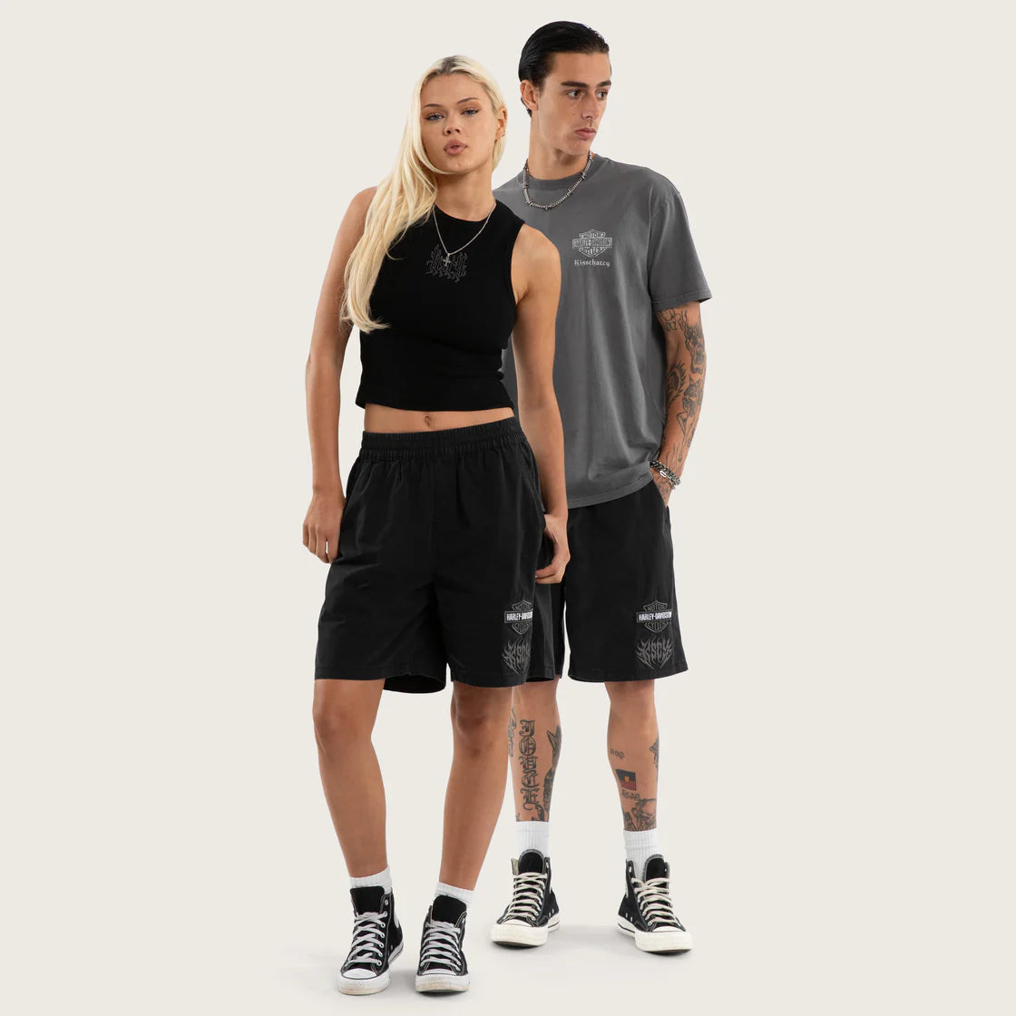 Harley-Davidson x KSCY Liberator Mosh Baggy Shorts
