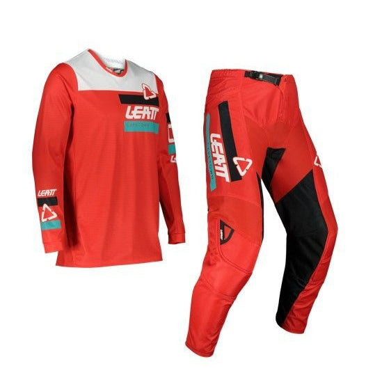 Leatt Men's Moto 3.5 Ride Kit - Red
