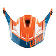 Leatt GPX 4.5 Junior Helmet Peak V22- Orange / Denim