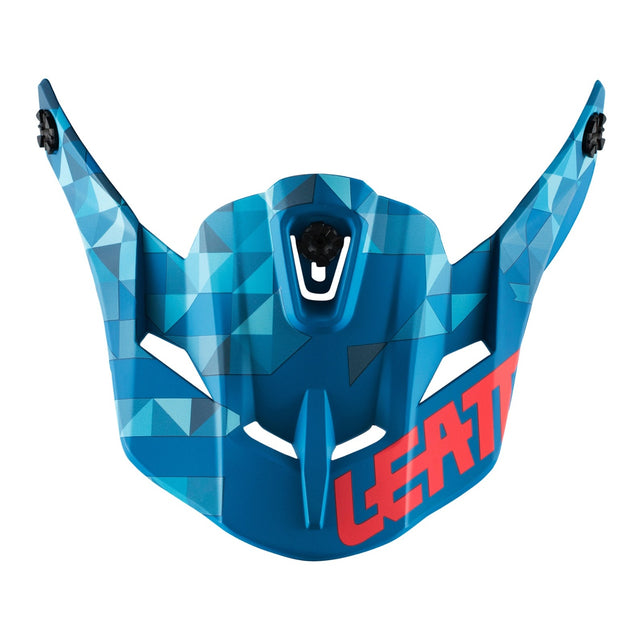Leatt GPX 4.5 Helmet Peak V22 - Blue / Red (XS/S)