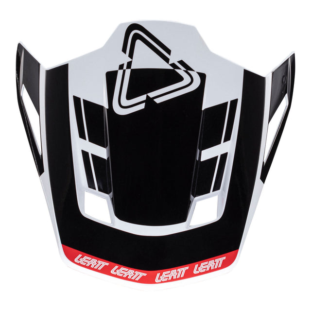 Leatt 7.5 Helmet Peak - Black / White