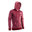 Leatt Premium Zip Hoodie - Ruby