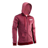 Leatt Premium Zip Hoodie - Ruby