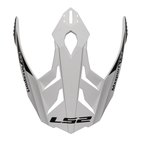 LS2 MX701 Frontier Helmet Peak - Gloss Black / Blue