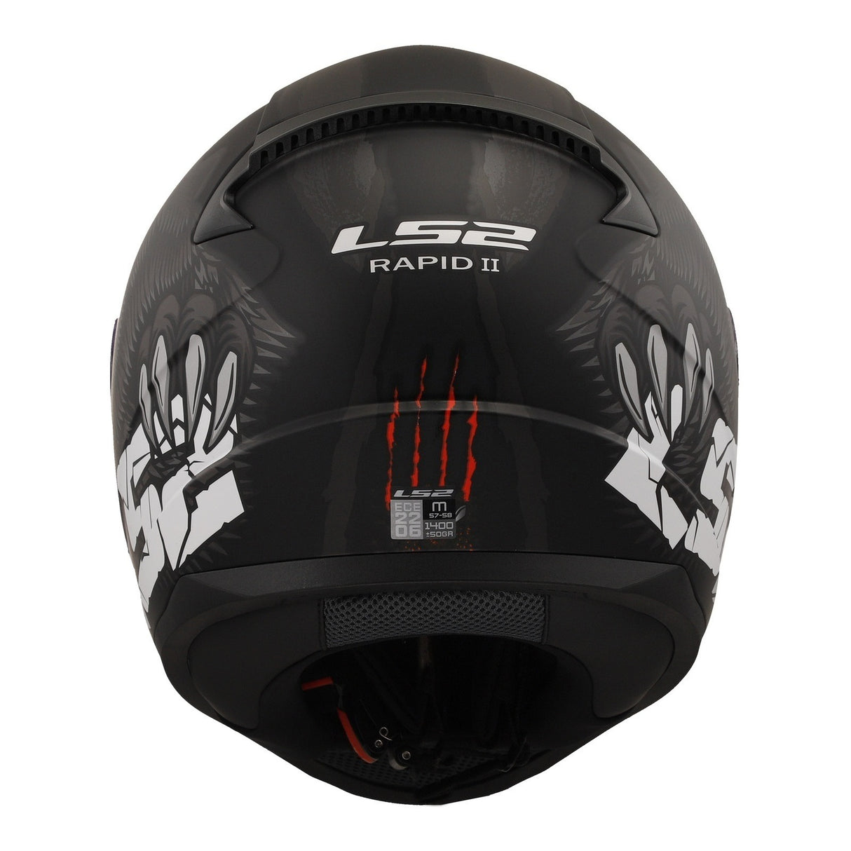 LS2 FF353 Rapid II Claw Helmets - Black 06