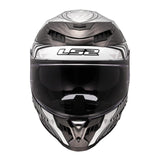 LS2 FF807 Dragon Carbon Enthum Helmet - Black / Silver 06