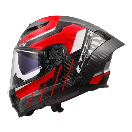 LS2 FF807 Dragon Carbon Trax Helmet - Black / Carbon