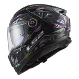 LS2 FF811 Vector II Tropical Helmet - Black / White 06