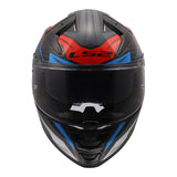 LS2 FF811 Vector II Carbon Savage Helmet - Blue / Red