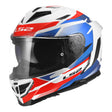 LS2 FF818 Storm III Komai Helmet - Whites / Blue / Red