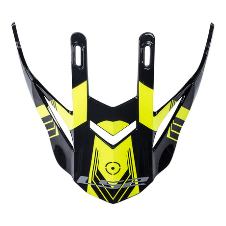 LS2 MX436 Pioneer Peak Trigger - Black / Hi-Vis