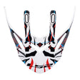 LS2 MX437 Peak - Beast Black/White