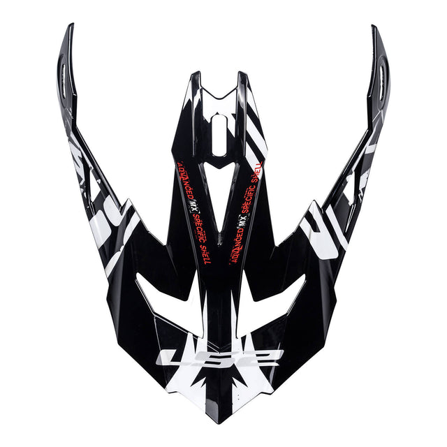 LS2 MX470 Subverter Peak - Emperor Black/White/Red