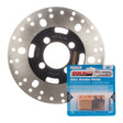 Brake Disc & Pad Front Kit - Yamaha YFM350FW Big Bear '99