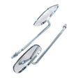 Whites Mirror Aprilia Scarabeo (Pair) - Chrome