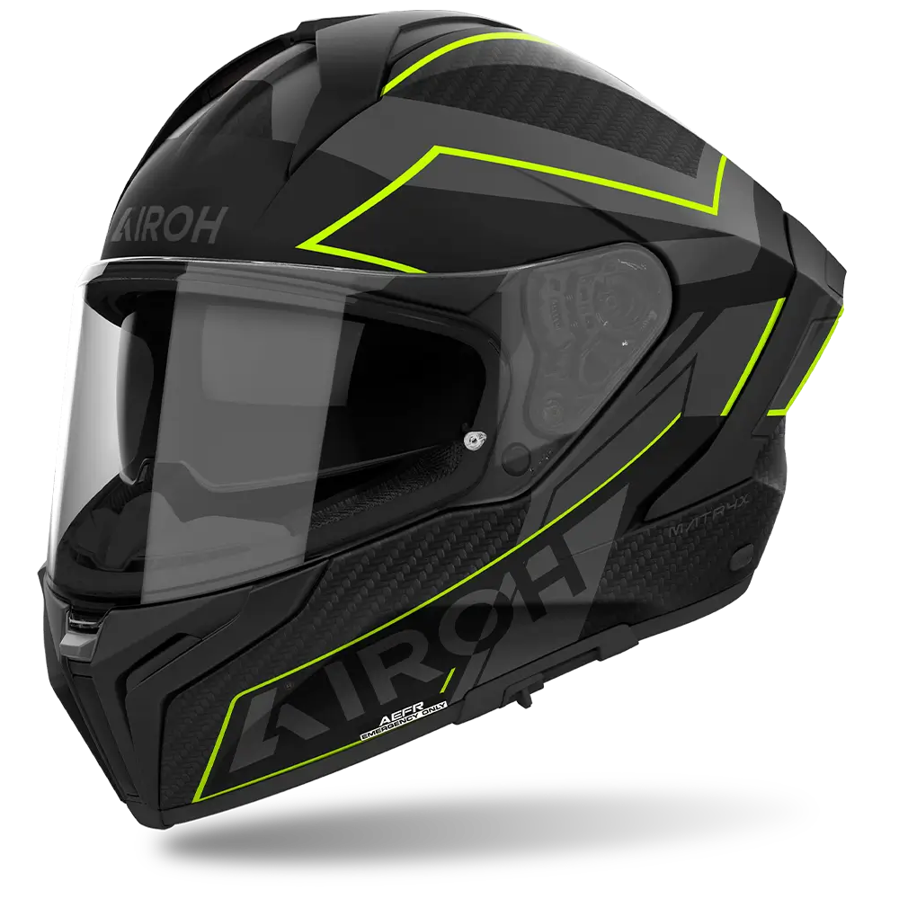 Airoh Matryx Helmet - Sentinel Yellow Matt