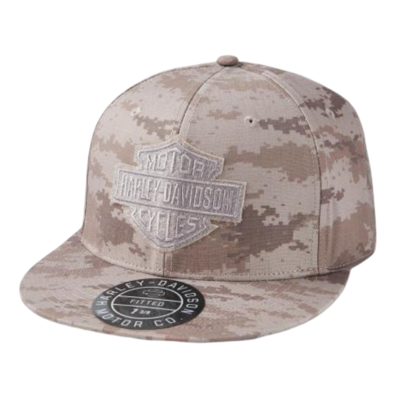 Harley-Davidson Modern Camo Stretch Fit Cap - Grey