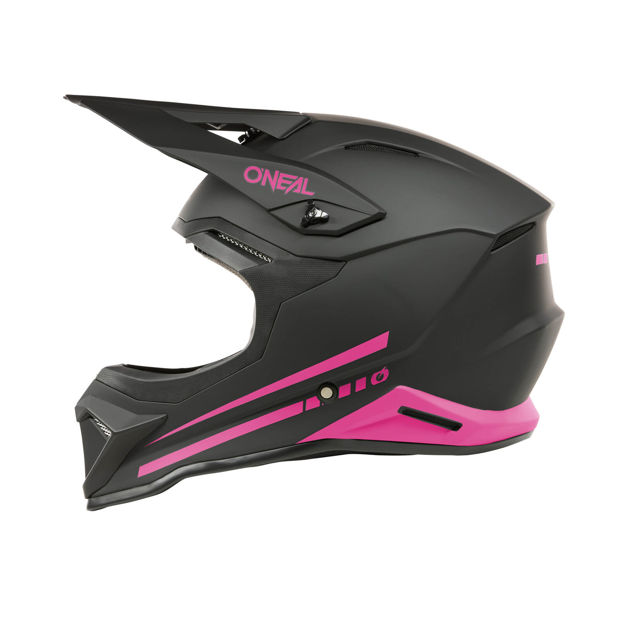 Oneal 2026 1SRS Youth Helmet - Matte Black/Pink
