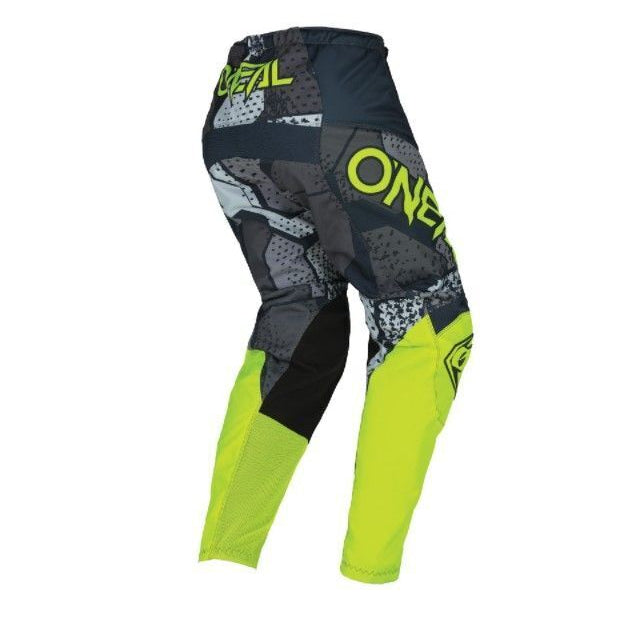 Oneal  Kids' One Element Camo V.22 Pants - Green/Neon Yellow