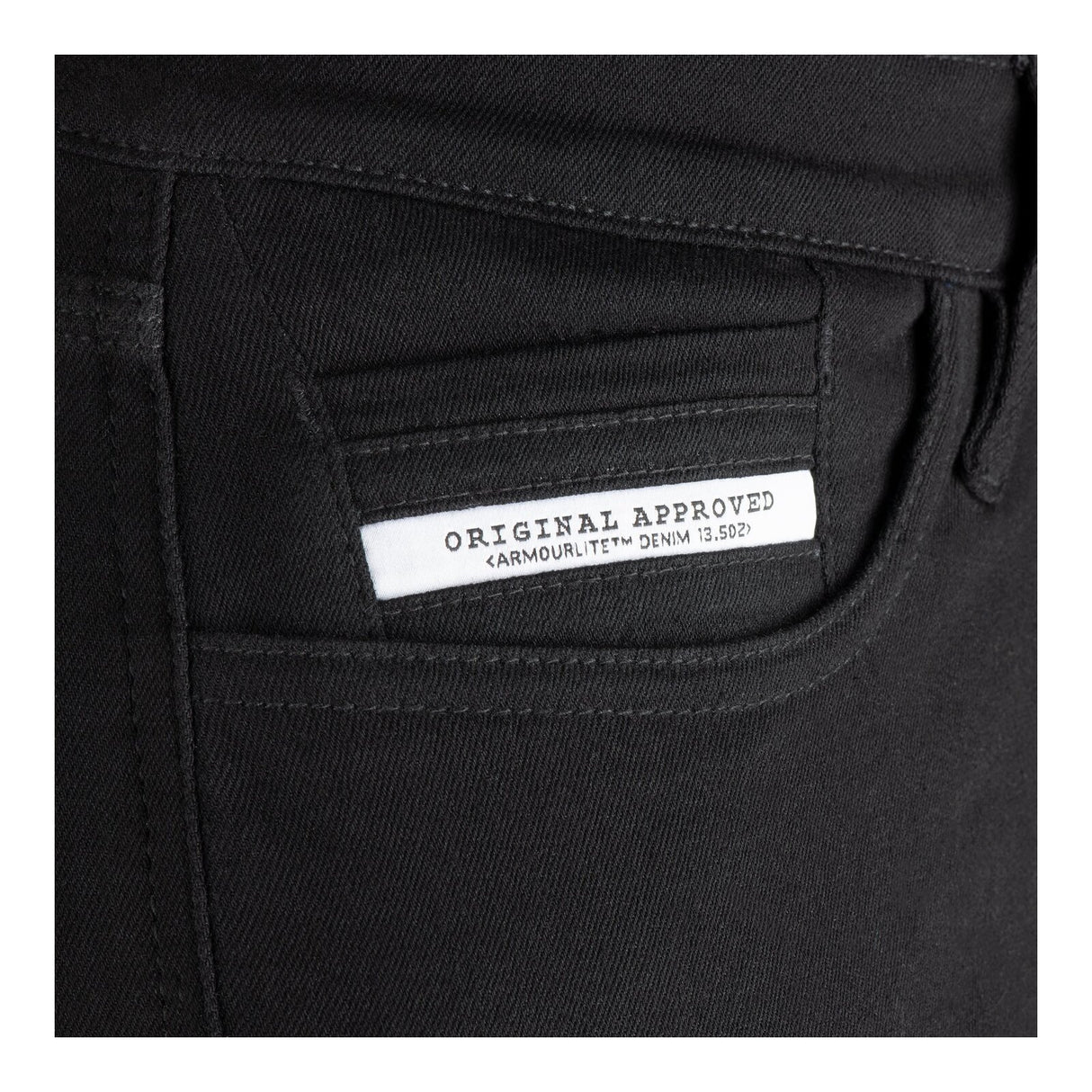 Oxford Super Stretch Men's Jeans - Black (Short)