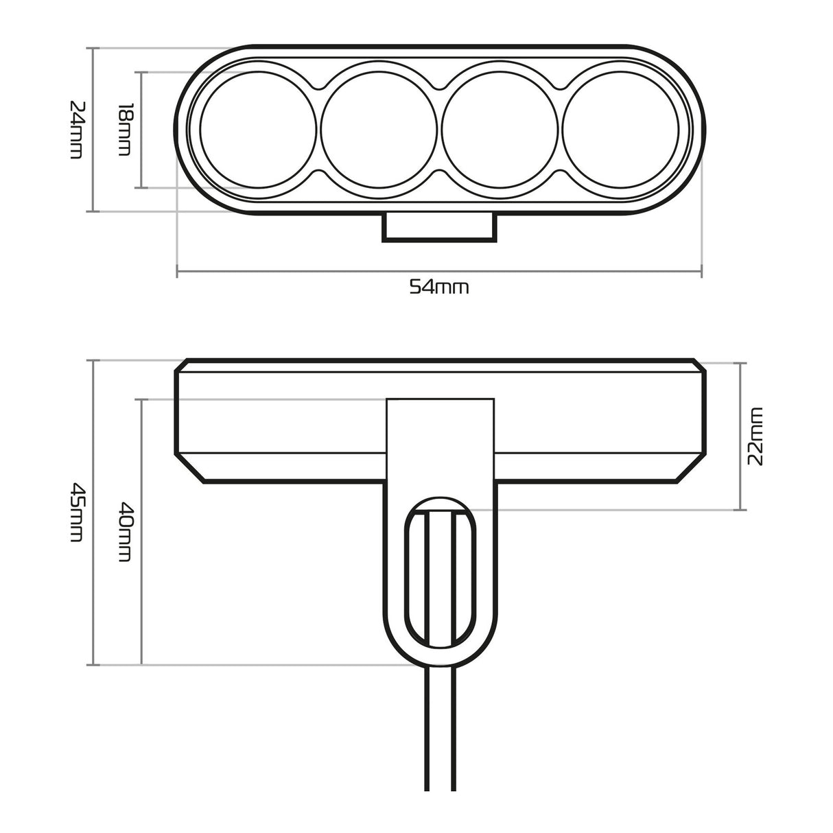 Oxford Strip Light