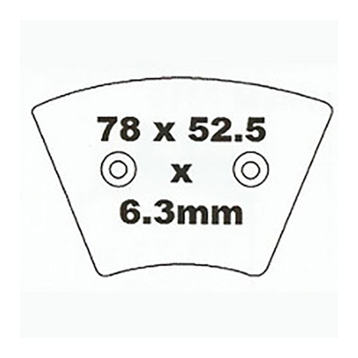 Premier Brake Pads - P Organic Standard