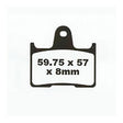 Premier Brake Pads - P Organic Standard