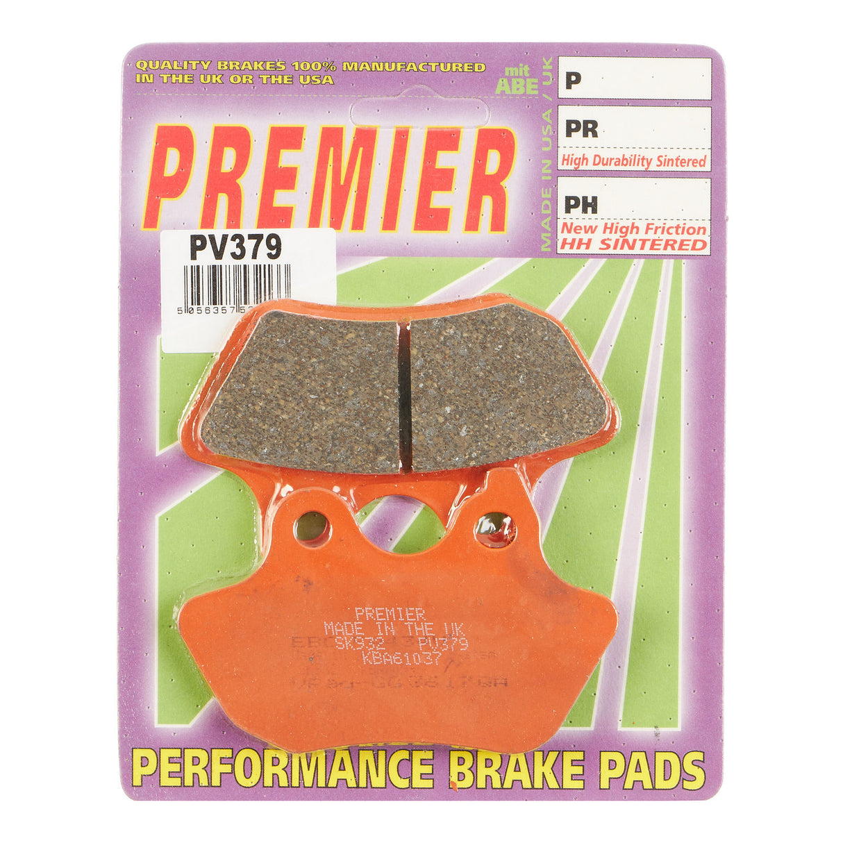 Premier Brake Pads - PV Semi Sintered
