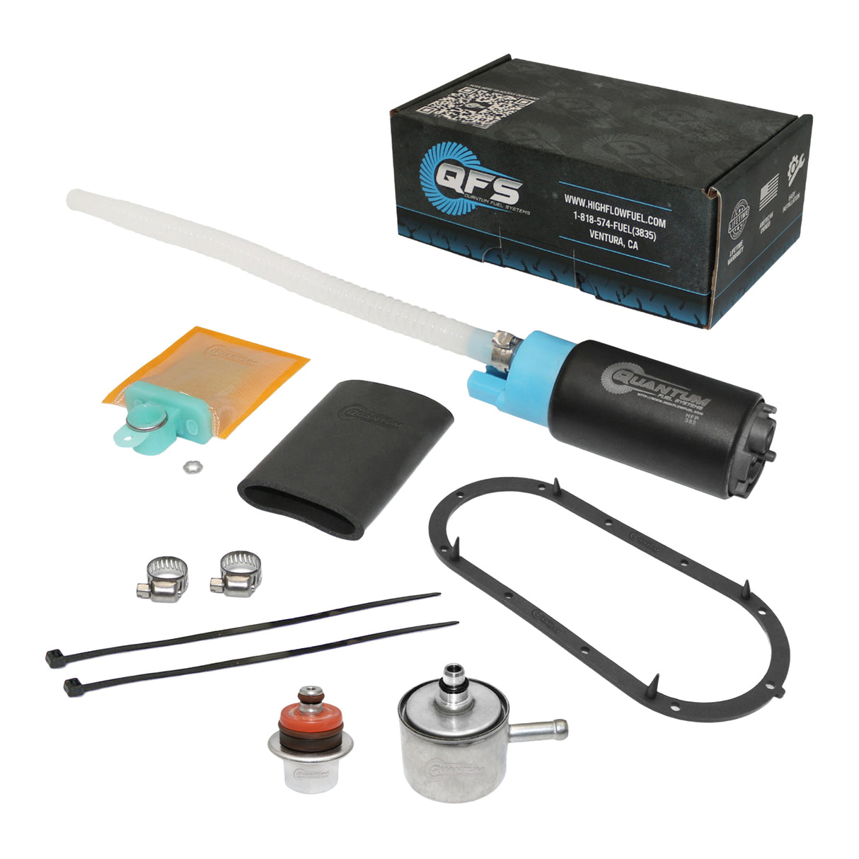 Quantum In-tank EFI Fuel Pump with Regulator, Tank Seal, Filter