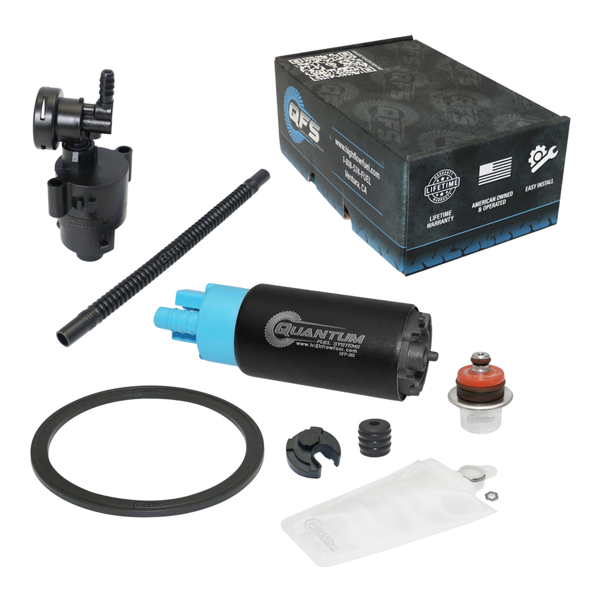Quantum In-tank EFI Fuel Pump with Regulator, Tank Seal, Filter
