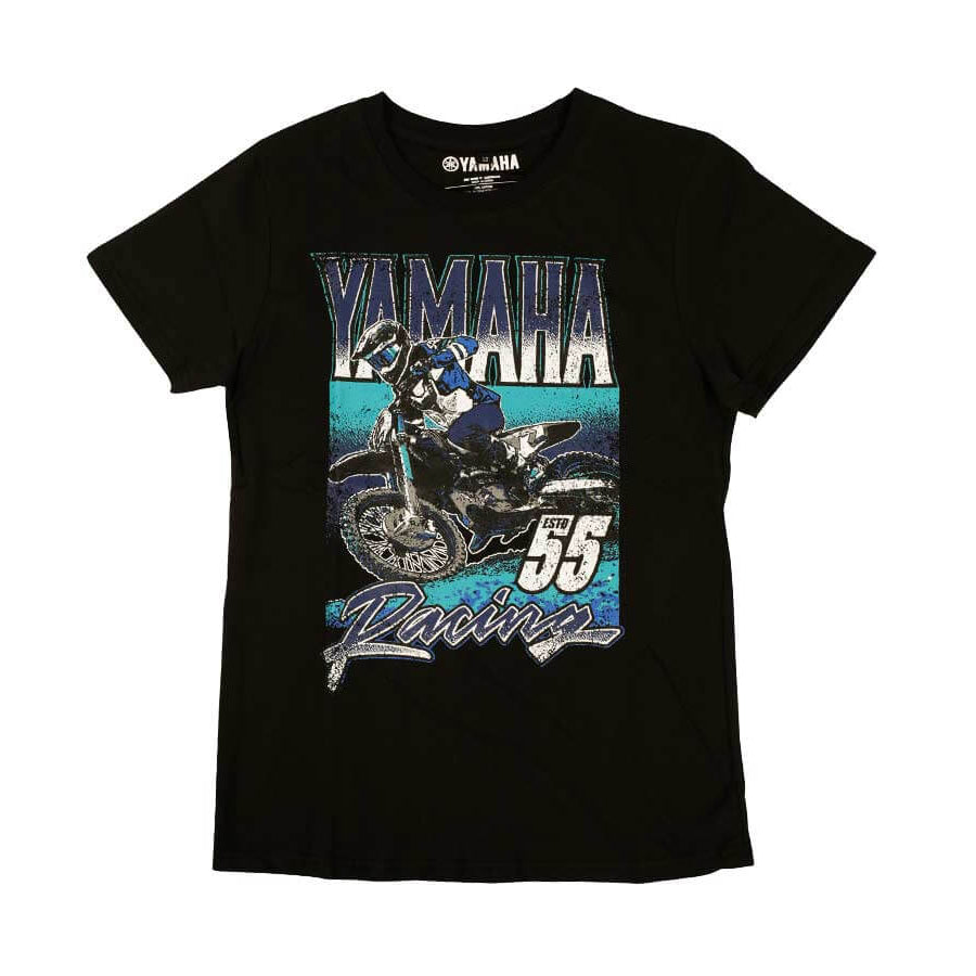 Yamaha Kids MX Distress T-Shirt - Black